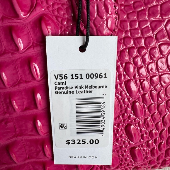 BRAND NEW WITH TAGS! PINK CAMI BRAHMIN PURSE & WALLET SET - Picture 5 of 9